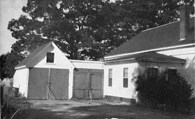 This shot, from the 1961-1962 Boothbay Town Report, shows the south side of the 1848 town hall when it was still at Boothbay Center. The little addition is the 1885 town office. Behind is the small garage, large enough for a couple of vehicles, but not for the town's large snowplow/sand trucks, loaders or grader. This shot, from the 1961-1962 Boothbay Town Report, shows the south side of the 1848 town hall when it was still at Boothbay Center. The little addition is the 1885 town office. Behind is the small garage, large enough for a couple of vehicles, but not for the town's large snowplow/sand trucks, loaders or grader.