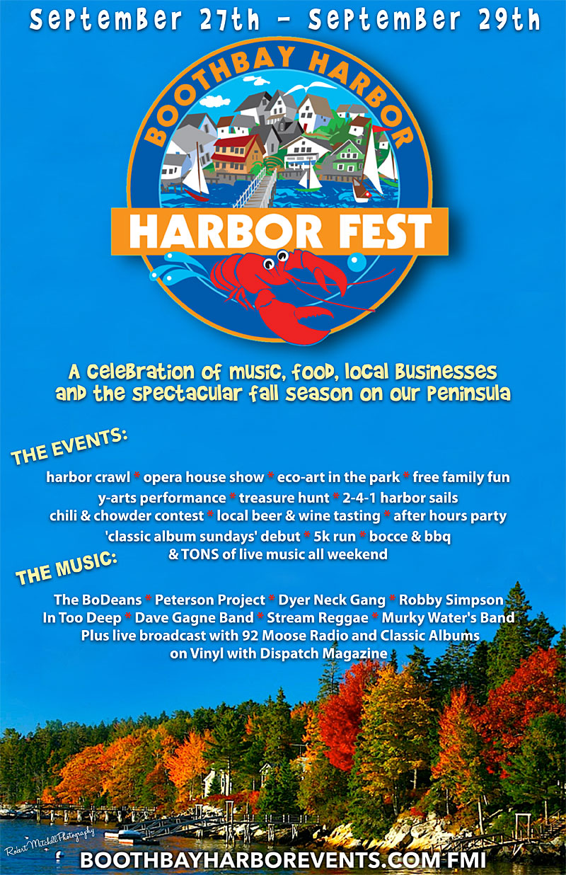 Boothbay Harbor Fest poster