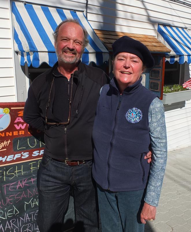Michael Bowman and Pamela Watkins hail from Indianapolis, Ind., and Ureka Springs, Ark. SUZI THAYER/Boothbay Register