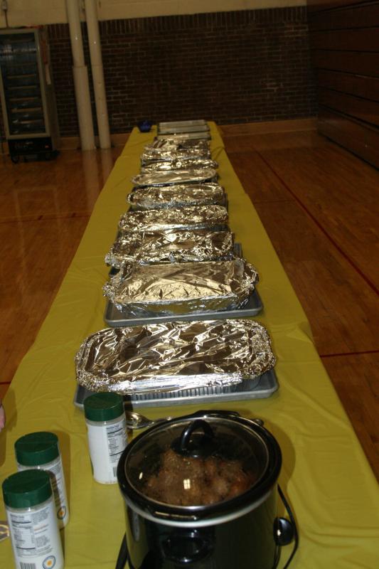 There were lots of casseroles donated for the awards banquet. KEVIN BURNHAM/Boothbay Register There were lots of casseroles donated for the awards banquet. KEVIN BURNHAM/Boothbay Register