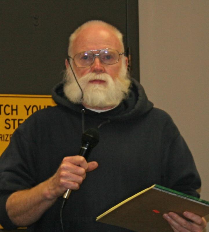 Skip Humphries spoke against approval of the LCH reorganization. “We built that hospital,” Humphries said. “They didn’t build it and they didn’t pay for it.” Photo of Skip Humphries