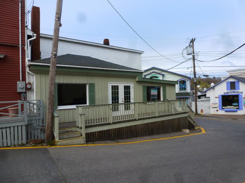 The current look of 8 Wharf Street in Boothbay Harbor as seen from Tidepools. KATRINA CLARK/Boothbay Register
