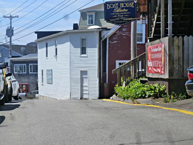 The current look of 8 Wharf Street in Boothbay Harbor as seen from near Andrews Harborside. KATRINA CLARK/Boothbay Register