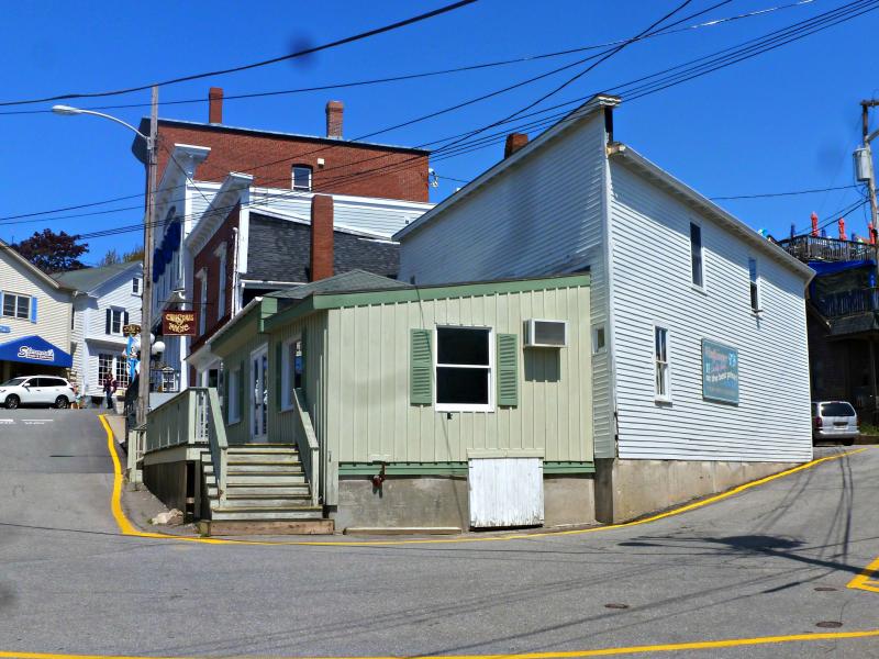 The current look of 8 Wharf Street in Boothbay Harbor as seen from the Ice Cream Factory. KATRINA CLARK/Boothbay Register