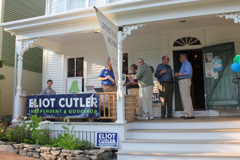 Photo of Cutler campaign at Marston House