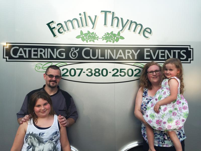 Michael Whitney and the three reasons for starting his new business, wife Jennifer and daughters Maren, left, and Anabelle. Courtesy of Michael Whitney