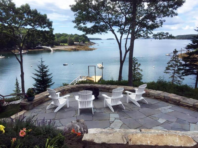 A patio in East Boothbay built by Norton Stone & Tile. Courtesy of Joe Norton patio