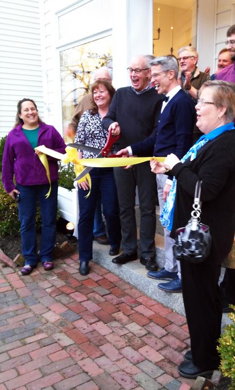 The ribbon-cutting at BIRCH on April 1. Courtesy of Patricia Cloutier