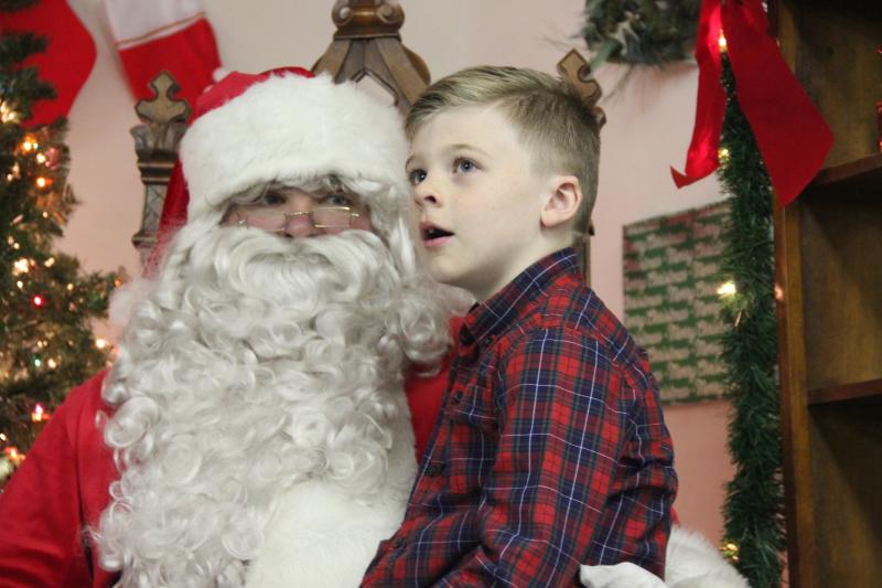 DIANE DORBIN/Boothbay Register Santa Boothbay