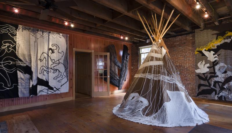 Maine Fiberarts exhibit, one of eight other sites on the Nancy Hemenway Barton Art Trail. Courtesy photo
