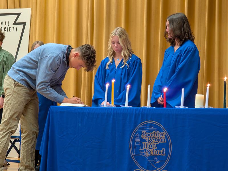 CANDI JONETH/Boothbay Register Six inducted into BRHS chapter of NHS