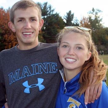 Hannah Morley with her favorite boy, Benn Scully. Courtesy of Sarah Morley