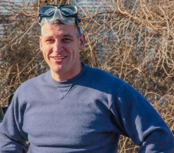 Boothbay Harbor Police Chief Bob Hasch. DIANE DORBIN/Boothbay Register Chief Hasch, Penguin Plunge