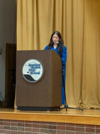 CANDI JONETH/Boothbay Register Six inducted into BRHS chapter of NHS