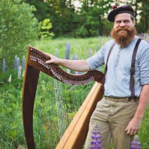 Celtic harpist Alex Bigney will play for WAW sidewalk strollers July 31. Courtesy of the artist Celtic harpist Alex Bigney plays for WAW sidewalk strollers on Thursday, July 31, 4-7 p.m. Photo courtesy of the artist
