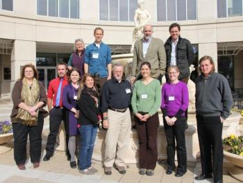 U.S. teachers, including Graham and Dr. Cynthia Heil of Bigelow Laboratory, gathered at the University of Maryland Center for Environmental Science in late February to train for a State Department-funded pilot project with Australia. Courtesy of Simon Costanzo, UMCES
