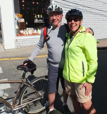 Richard Steer and Susan Carlson, from Southport, Conn. SUZI THAYER/Boothbay Register
