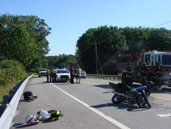 motorcycle accident, Route 1