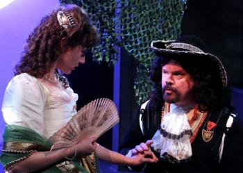 Marina Shay and Joe McGrann in “Cyrano de Bergerac”