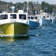 Nearly 40 commercial vessels participate in the blessing of the fleet. GARY DOW/Boothbay Register  Gary Dow