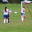 Brenna Alley deflects a shot on goal. RYAN LEIGHTON/Boothbay Register