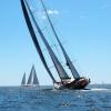 The 180’ Marie won the third race on Sunday and finished second overall. GARY DOW/Boothbay Register
