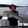 Tim Leo from Charlotte, N.C., striper fishing aboard the Charger on July 24.