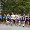 Ready, set, go! The runners are off on the 5k run to benefit the Patrick Dempsey center. NICOLE LYONS/Boothbay Register
