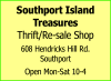 Southport Island Treasures Thrift Store and Retail Shop 