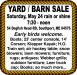 MEMORIAL DAY BARN SALE