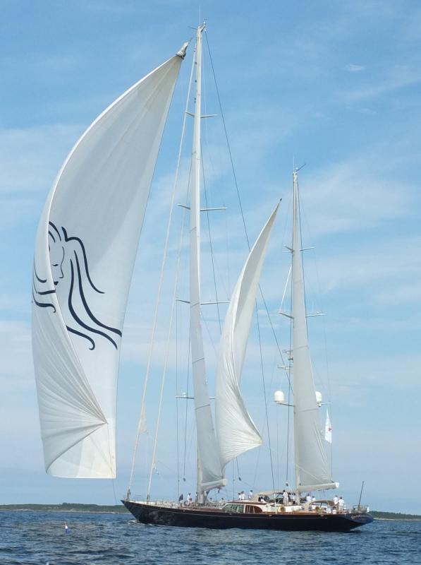 Sheherazade, the Hodgdon Yachts-built racing yacht, was the overall winner in the 2012 Shipyard Cup August 11-12. JOHN EDWARDS/Boothbay Register Sheherazade, the Hodgdon Yachts-built racing yacht, was the overall winner in the 2012 Shipyard Cup August 11-12. JOHN EDWARDS/Boothbay Register