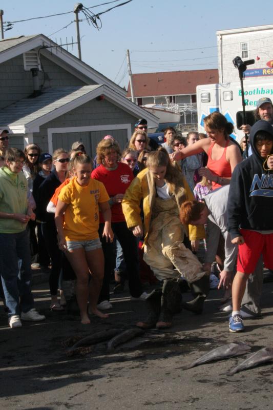Codfish relay. KEVIN BURNHAM/Boothbay Register Codfish relay. KEVIN BURNHAM/Boothbay Register