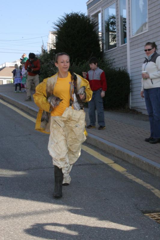 Codfish relay. KEVIN BURNHAM/Boothbay Register Codfish relay. KEVIN BURNHAM/Boothbay Register