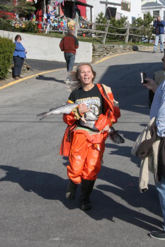 Codfish relay. KEVIN BURNHAM/Boothbay Register Codfish relay. KEVIN BURNHAM/Boothbay Register