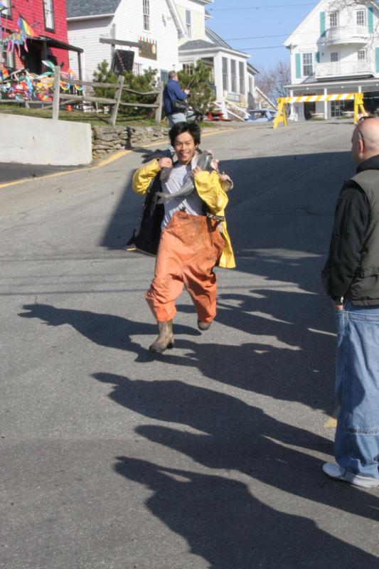 Codfish relay. KEVIN BURNHAM/Boothbay Register Codfish relay. KEVIN BURNHAM/Boothbay Register