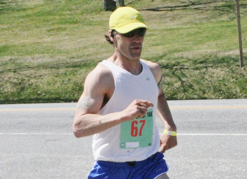 Matt Carter of Boothbay wins the 33rd Rocky Coast Road Race. KEVIN BURNHAM/Boothbay Register Matt Carter of Boothbay wins the 33rd Rocky Coast Road Race. KEVIN BURNHAM/Boothbay Register