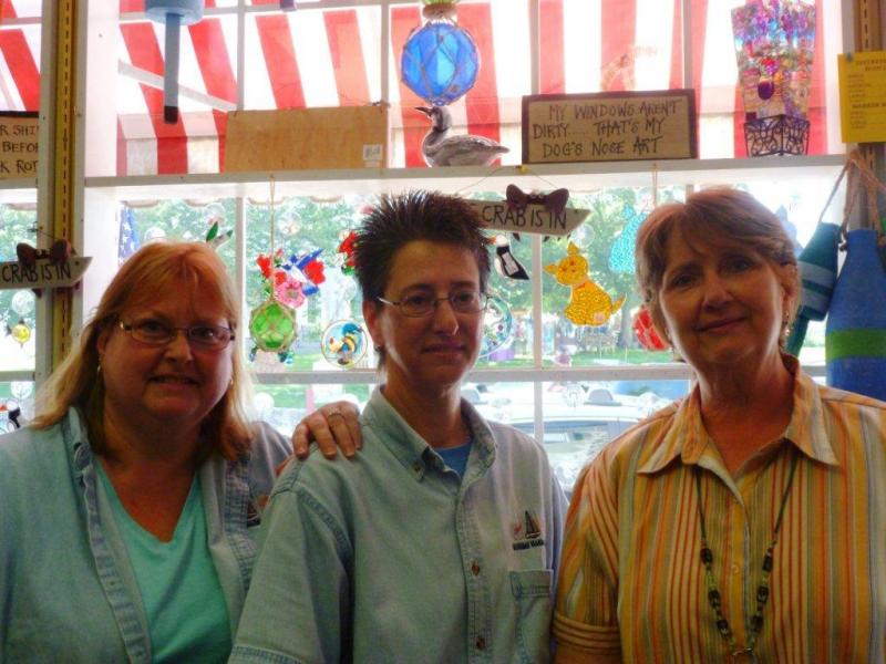 All the staff will be staying on as part of Manzi's crew, including Laurie Williams, left, and Donna Murray, right. Williams is beginning her sixth year at the Hutch, while Murray has worked at the store for 30 years. Her last member of staff, Teresa Townsend (not pictured), is on her 13th year. KATRINA CLARK/Boothbay Register All the staff will be staying on as part of Manzi's crew, including Laurie Williams, left, and Donna Murray, right. Williams is beginning her sixth year at the Hutch, while Murray has worked at the store for 30 years. Her last member of staff, Teresa Townsend (not pictured), is on her 13th year. KATRINA CLARK/Boothbay Register