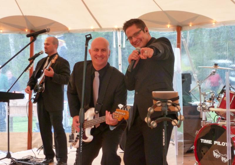 The Time Pilots rocked the tent. KATRINA CLARK/Boothbay Register The Time Pilots rocked the tent. KATRINA CLARK/Boothbay Register