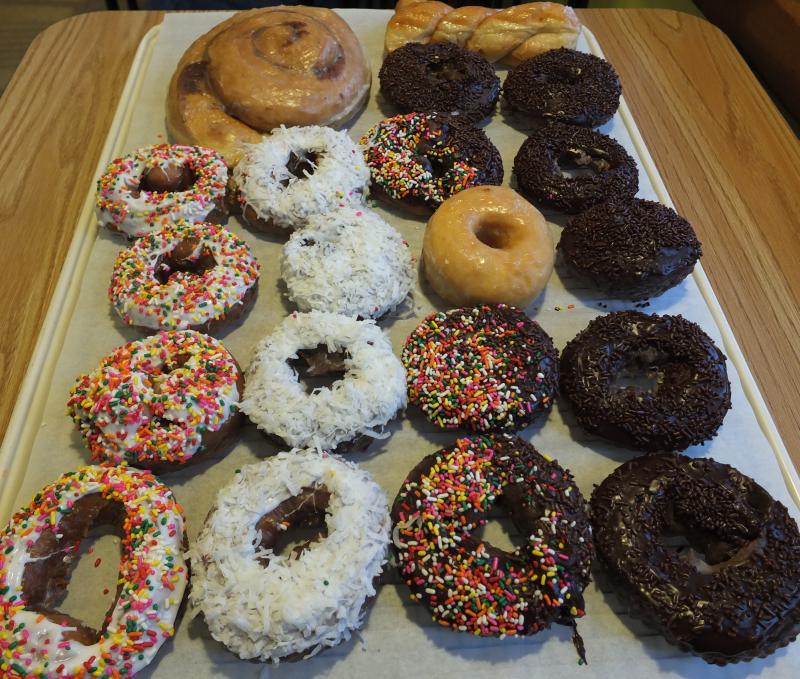 A sampling of some of the fresh pastries at Baker’s Way. SUZI THAYER/Boothbay Register A sampling of some of the fresh pastries at Baker’s Way. SUZI THAYER/Boothbay Register