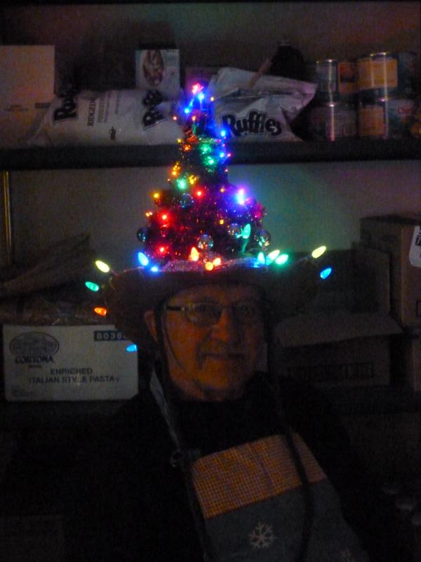 A night view of the hat! KATRINA CLARK/Boothbay Register