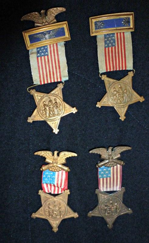 Medals awarded to Maine native Charles A. Seavey during the Civil War, on display at Boothbay Region Historical Society. KATRINA CLARK/Boothbay Register