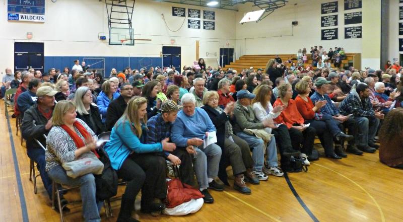 A packed audience for the eighth annual holiday concert. KATRINA CLARK/Boothbay Register