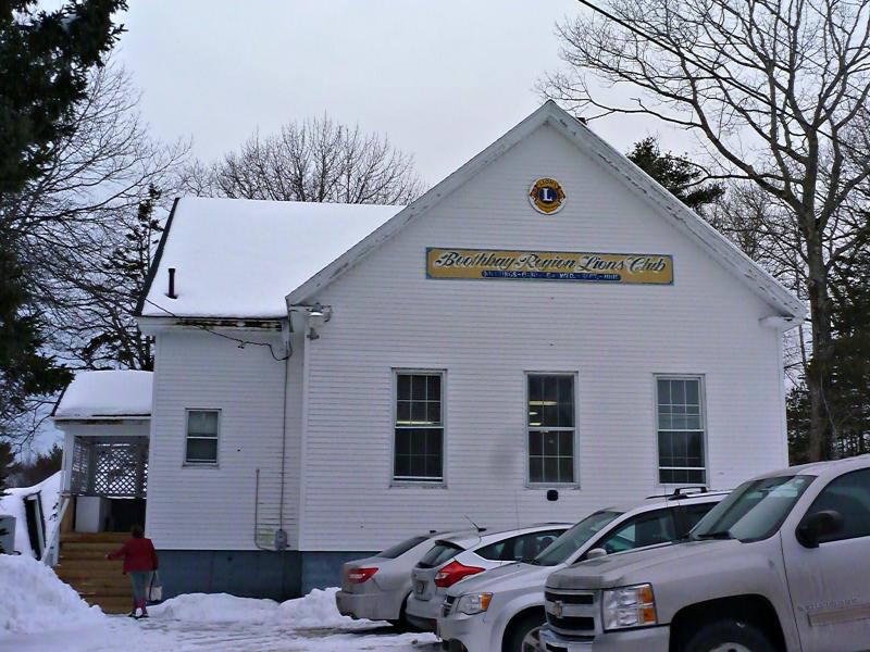 The Lions Clubhouse on Lakeview Road. KATRINA CLARK/Boothbay Register