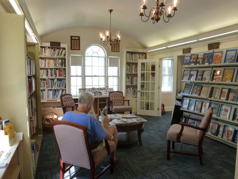 The renovated reading room at the Boothbay Harbor Memorial Library. KATRINA CLARK/Boothbay Register
