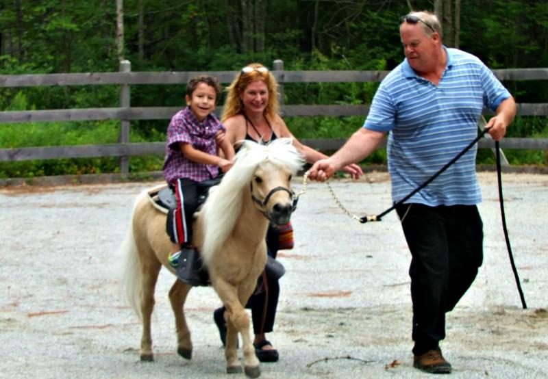 Pony ride! KATRINA CLARK/Boothbay Register