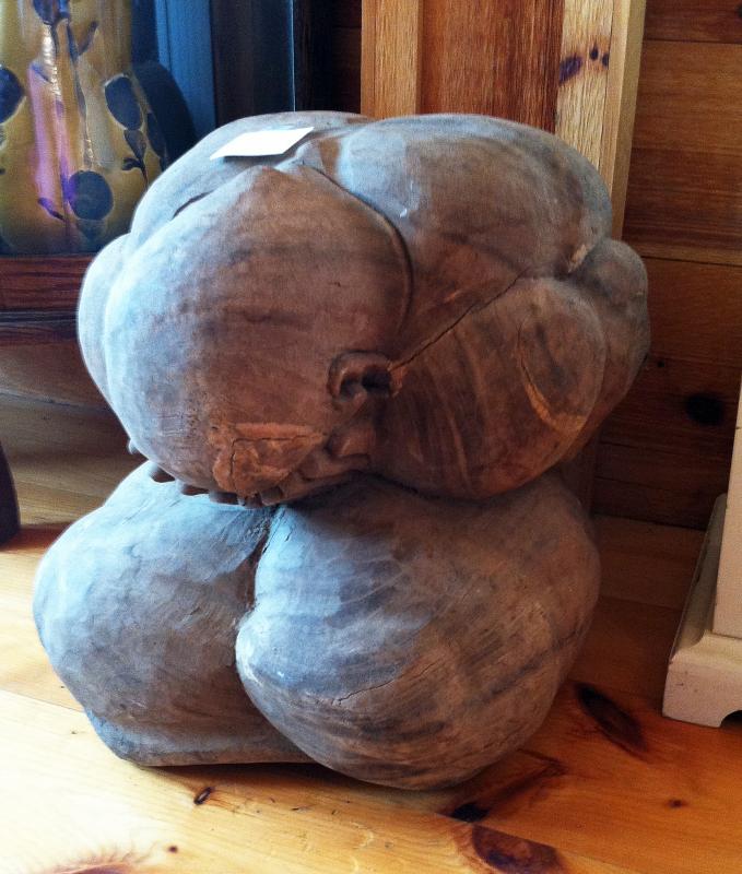 THE WEEPING BUDDHA is believed to absorb all the grief of the world. SUZI THAYER/Boothbay Register