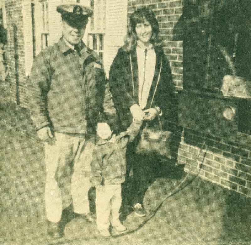 HARVARD URQUHART and his wife Nancy and son Wendell on an outing off the island where they were the lighthouse keepers in 1967. Courtesy of Nancy Conley