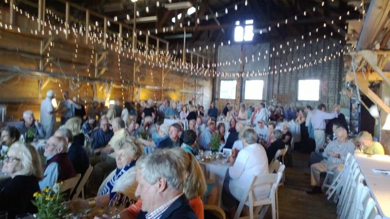 Jazzing Up The Shipyard’s sell out crowd. JANE CARPENTER/Boothbay Register