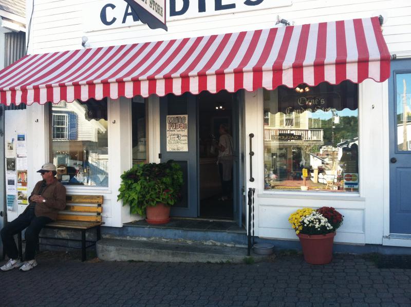 ORNE’S CANDY STORE, in business for more than 125 years, had a great summer, according to employee Jackie Dubois. SUZI THAYER/Boothbay Register
