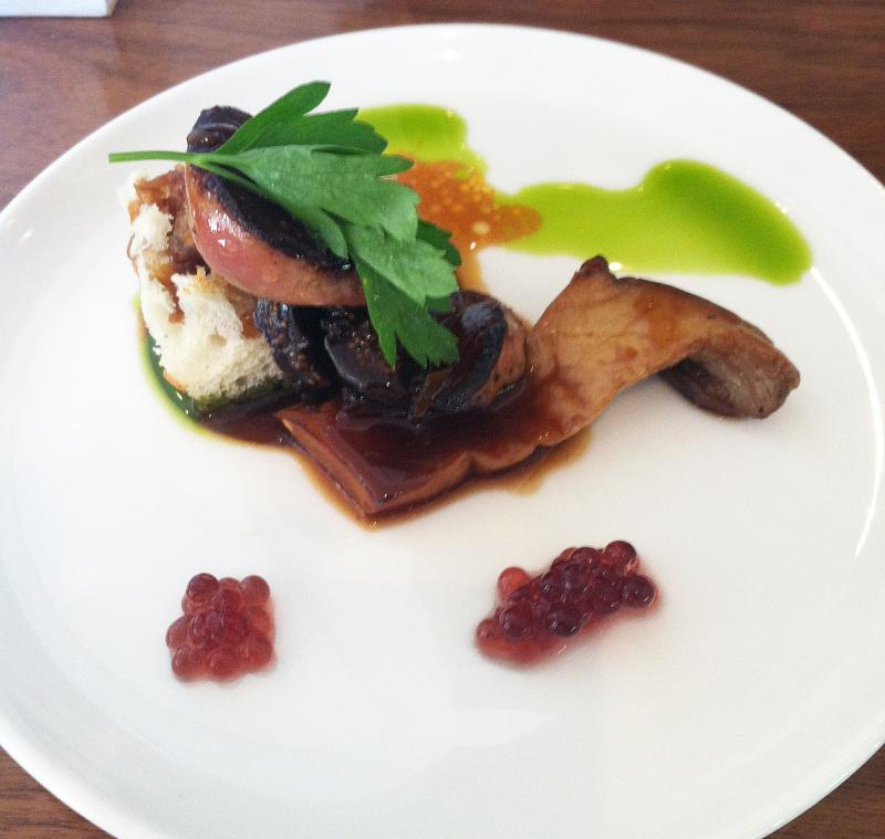 One of Jeremy Donovan’s lovingly prepared presentations that never fails to wow diners at the Boothbay Harbor Country Club. SUZI THAYER/Boothbay Register